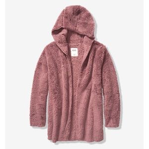 VS PINK Sherpa Cardigan NWT XS/S or M/L